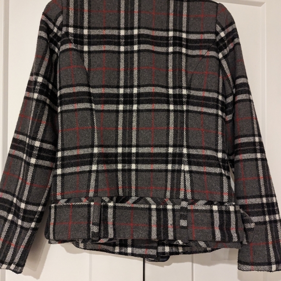 Women's cropped belted waist jacket - Picture 3 of 7